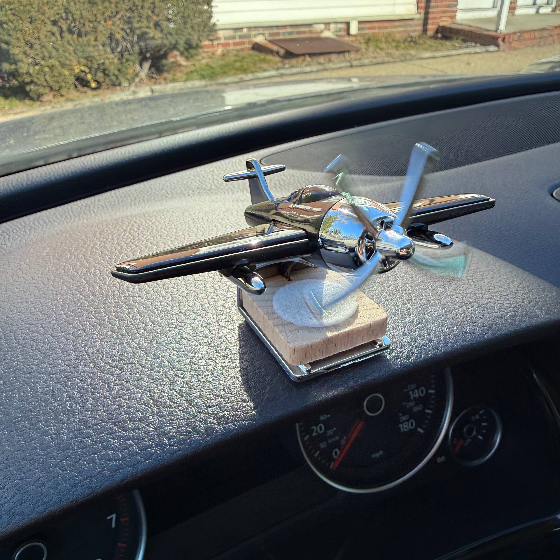 Solar Vintage Propeller Plane Air Freshener