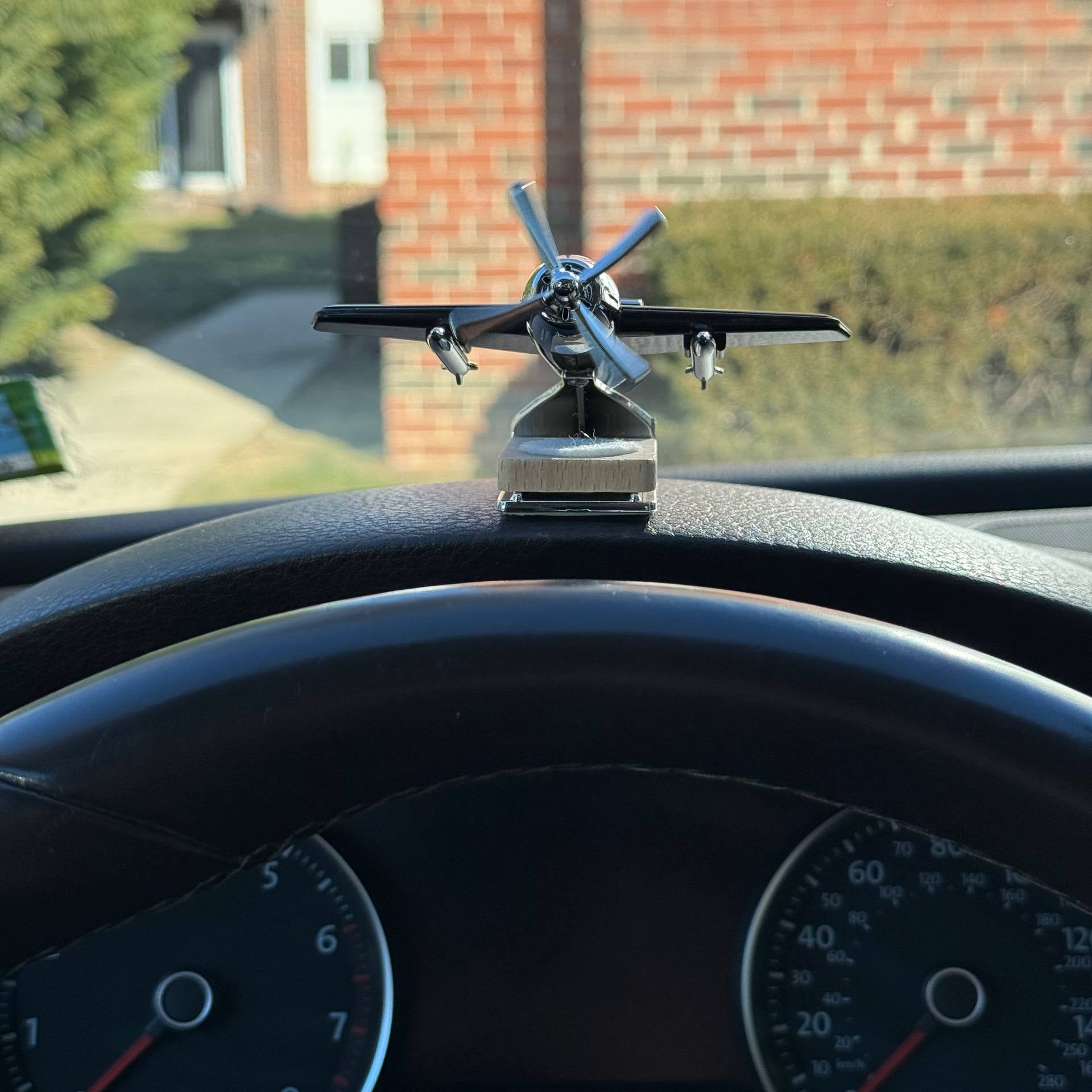 Solar Vintage Propeller Plane Air Freshener