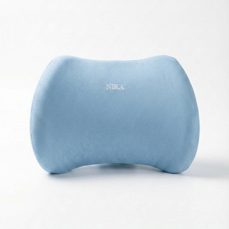 Memory Foam Car Headrest &amp; Lumbar Support Set