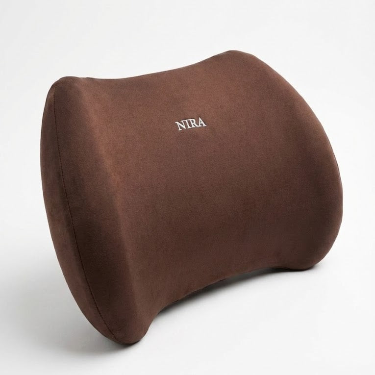 Memory Foam Car Headrest &amp; Lumbar Support Set