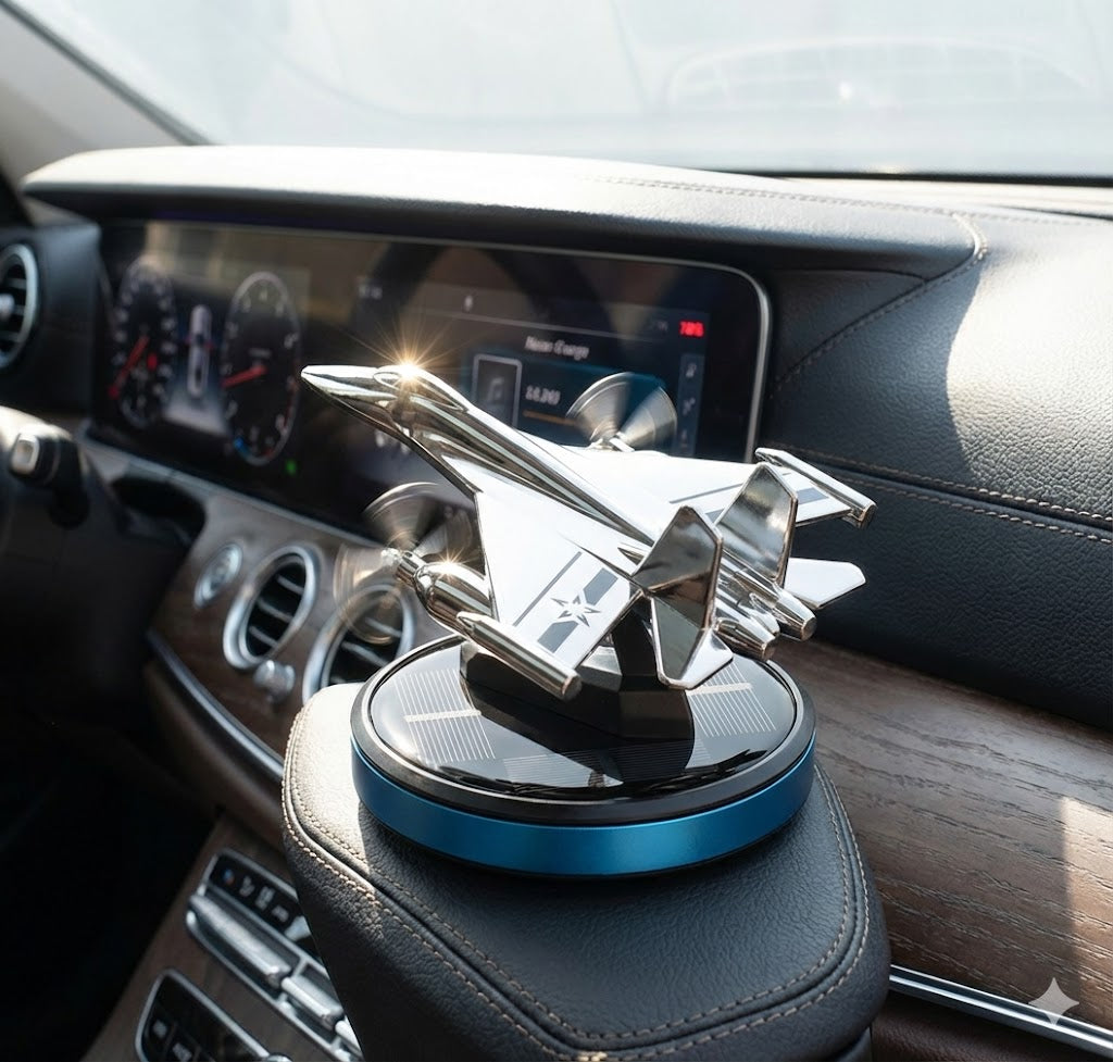 Solar Fighter Jet Car Air Freshener